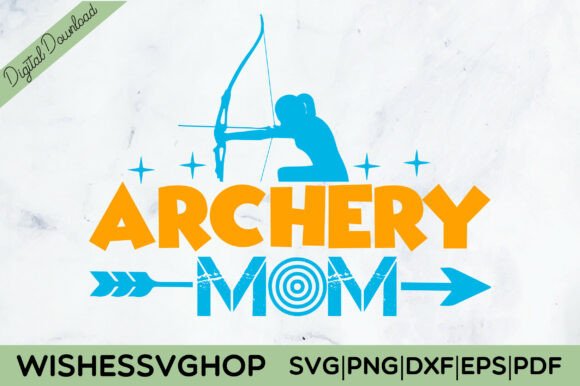 Archery Mom SVG PNG