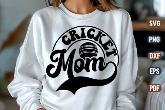 Cricket Mom SVG Design