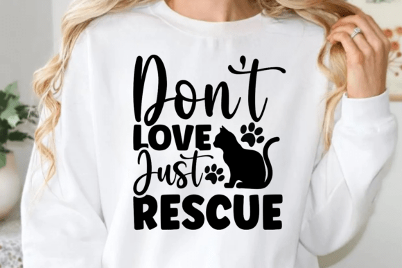 Don't Love Just Rescue SVG: A Cat Mom Embroidery Review