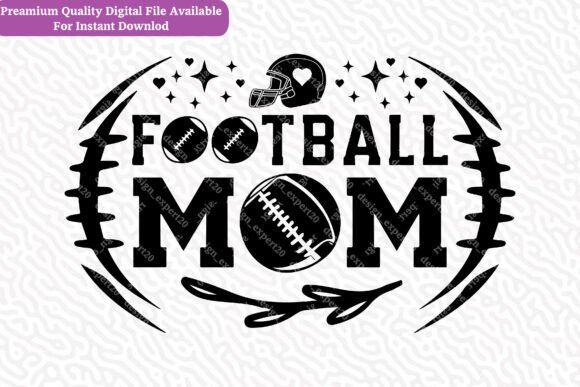 Football Mom SVG T-shirt Design