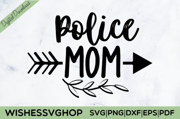 Police Mom SVG PNG Free Review