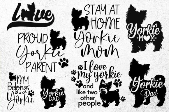Yorkie Mom SVG Cut File: An Embroidery Designer’s Take